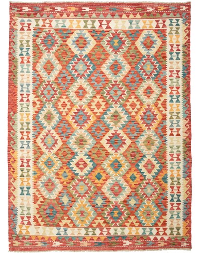 Tappeto Kilim Afghanistan marrone 182x249