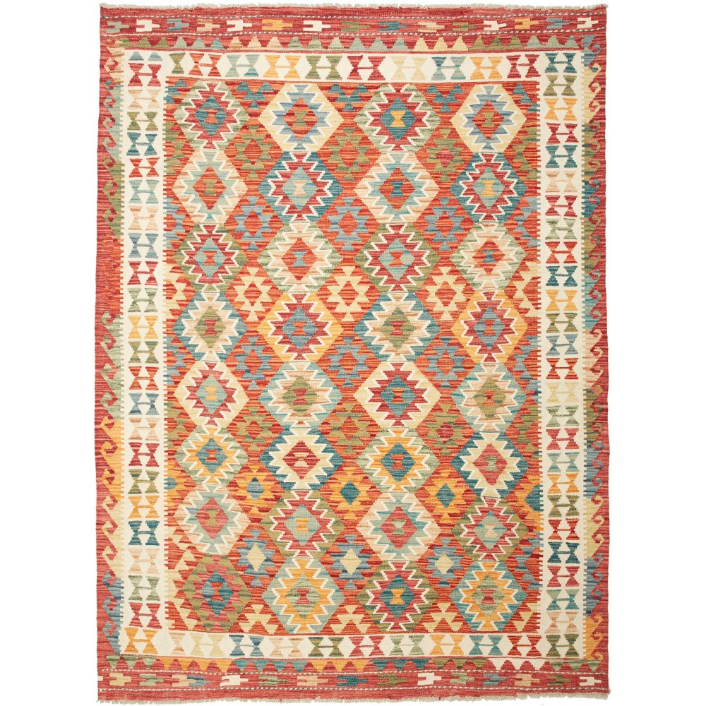 Tappeto Kilim Afghanistan marrone 182x249