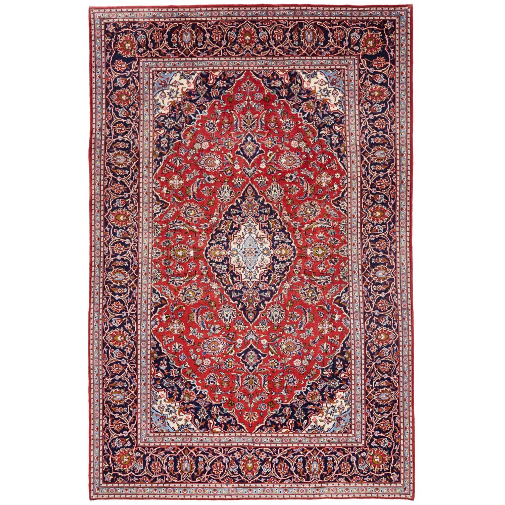 Tappeto Ardakan Persia marrone bianco 206x313