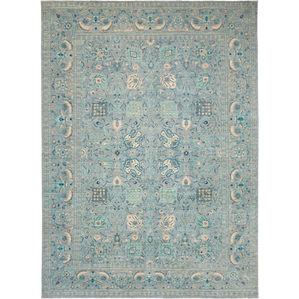 Tappeto Zigler Extra Fine Pakistan azzurro grigio 271x369
