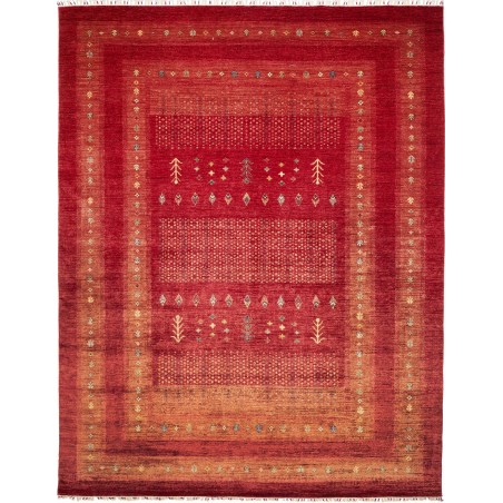 Tappeto Siva Pakistan marrone giallo 282x359