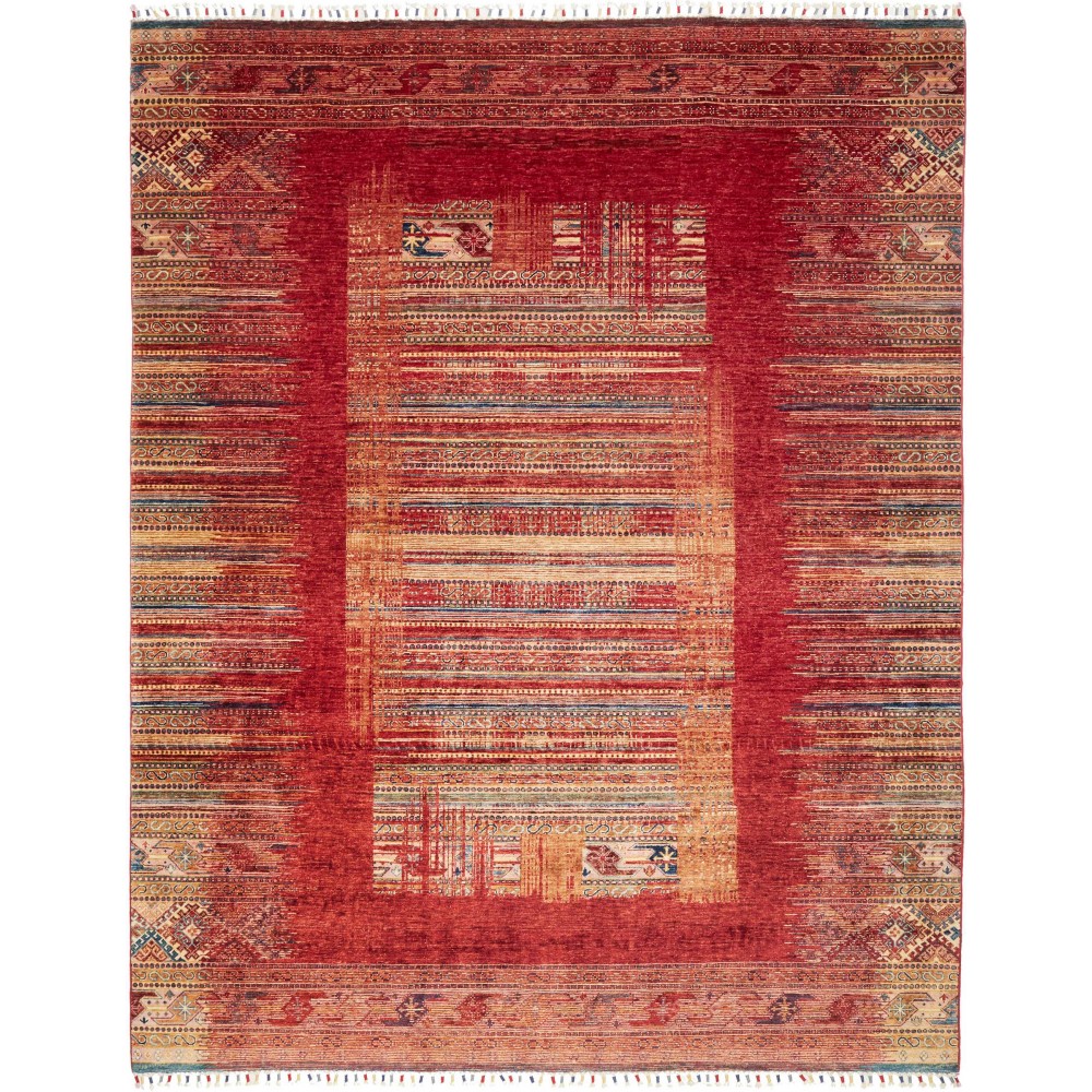 Tappeto Siva Pakistan marrone arancione 235x296