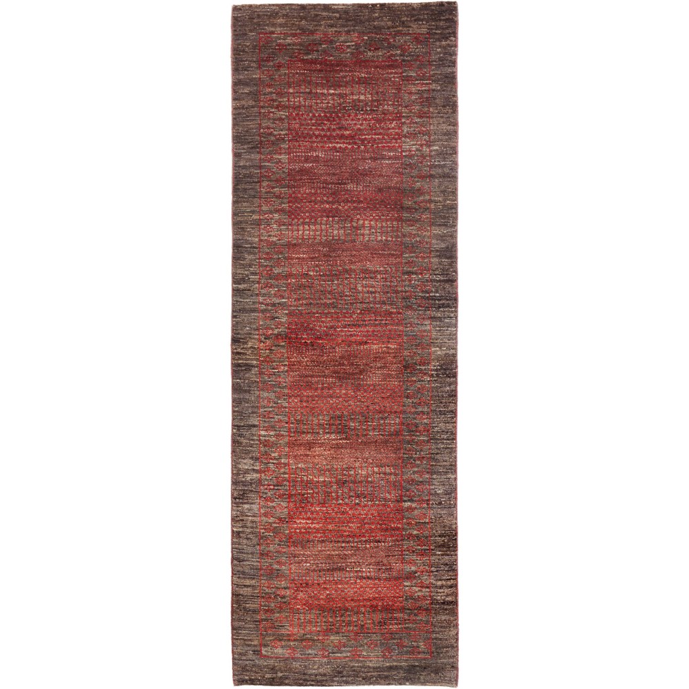 Tappeto Royal Gabbeh Pakistan marrone rosso 81x254