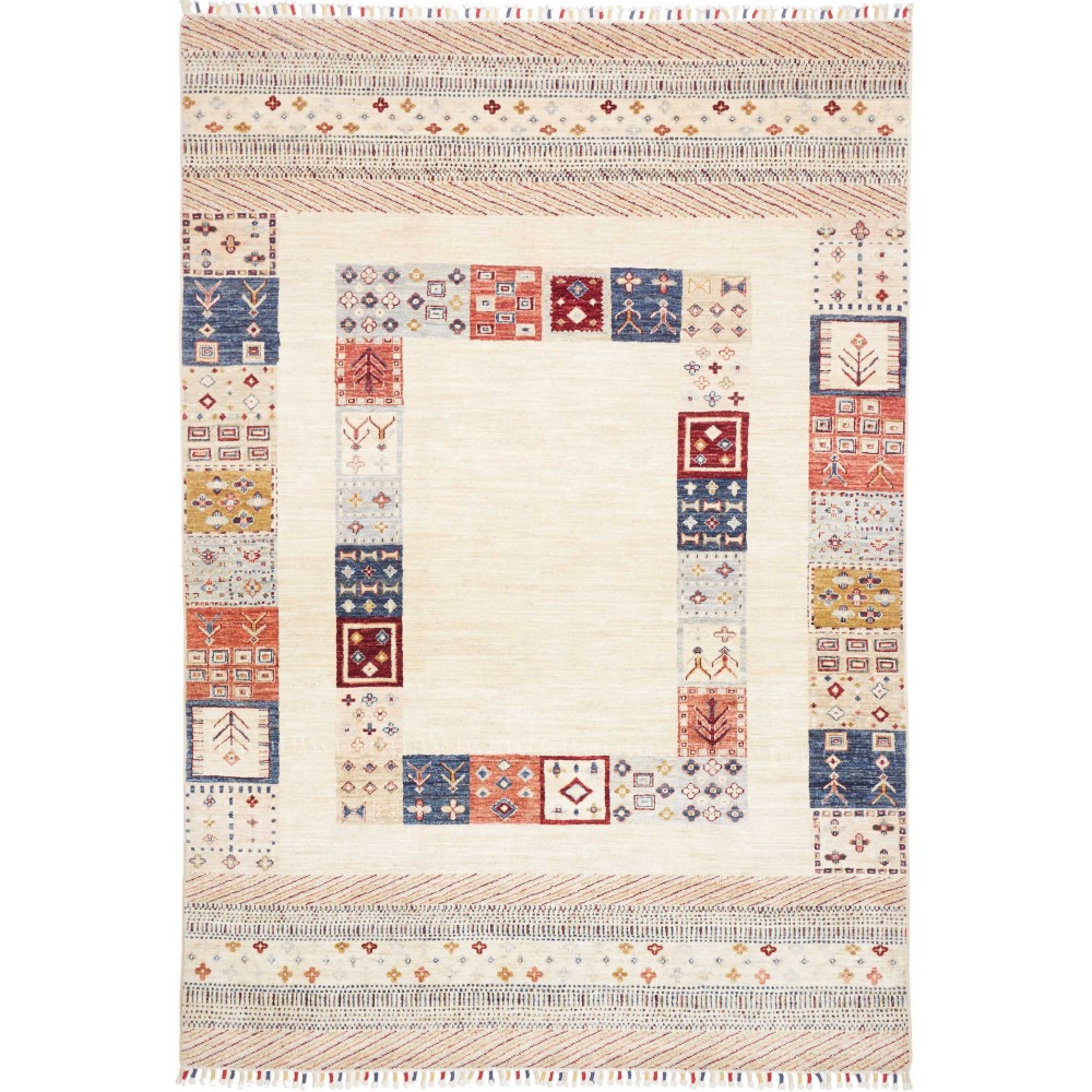 Tappeto Siva Pakistan bianco 170x245