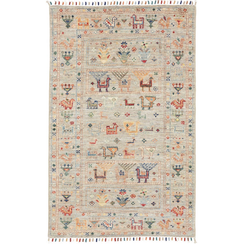 Tappeto Rubin Pakistan beige grigio 80x124