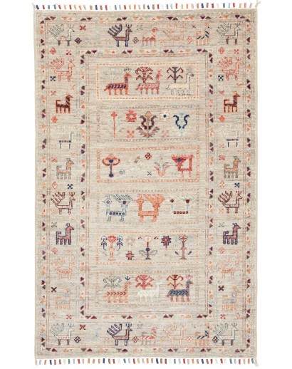 Tappeto Rubin Pakistan beige grigio 79x123