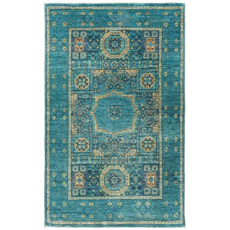 Tappeto Mamlouk Pakistan grigio verde 77x126