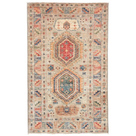 Tappeto Kazak Fine Pakistan marrone beige 76x127