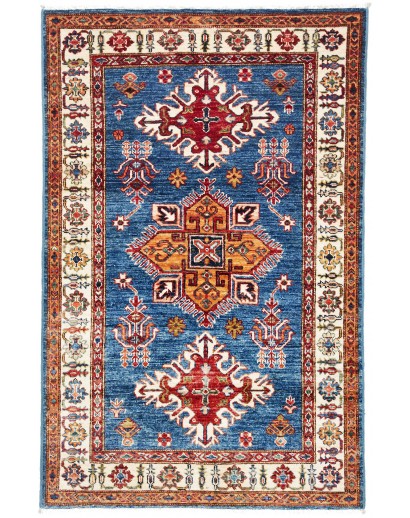 Tappeto Kazak Fine Pakistan beige grigio 103x158