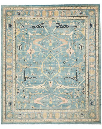 Tappeto Zigler Pakistan beige azzurro 247x294