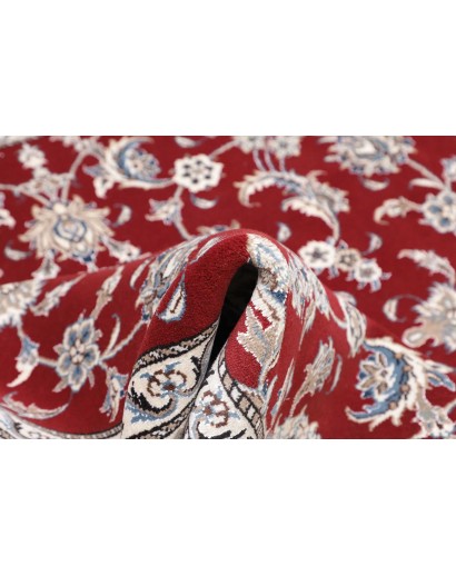 Tappeto Nain Kashmar Persia bianco grigio 203x206