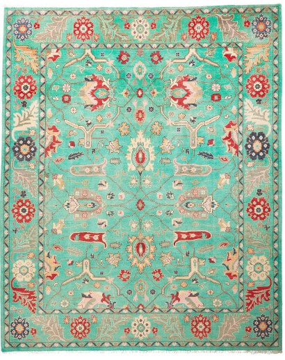 Tappeto Zigler Pakistan verde giallo 244x297