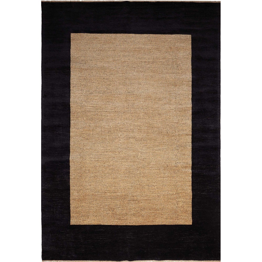 Tappeto Shayan Pakistan blu marrone 142x201 Tappeto Shayan Pakistan blu marrone 142x201