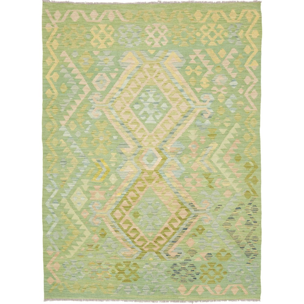 Tappeto Kilim Afghanistan marrone 145x202