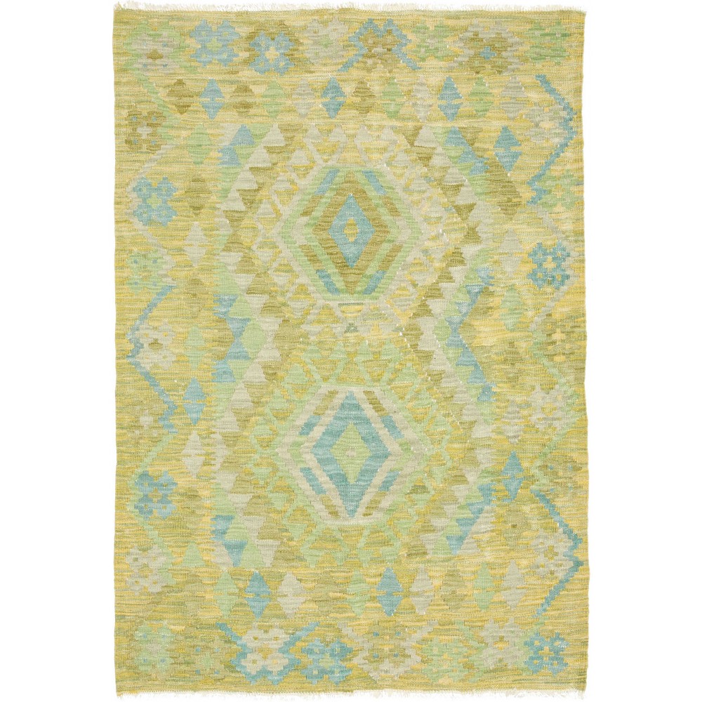 Tappeto Kilim Afghanistan marrone beige 100x145