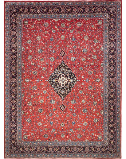 Tappeto Sarough Persia marrone bianco 294x398
