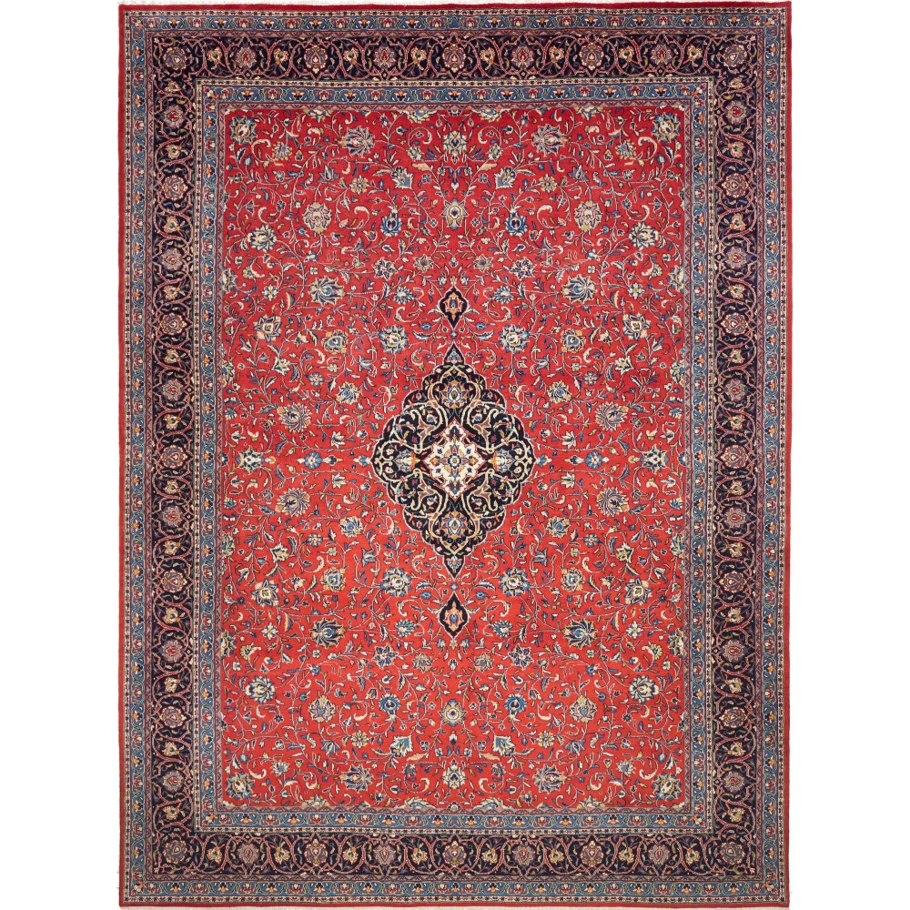 Tappeto Sarough Persia marrone bianco 294x398