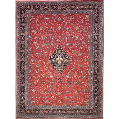 Tappeto Sarough Persia marrone bianco 294x398
