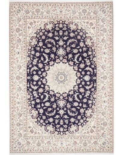 Tappeto Nain 9La Persia bianco grigio 248x357