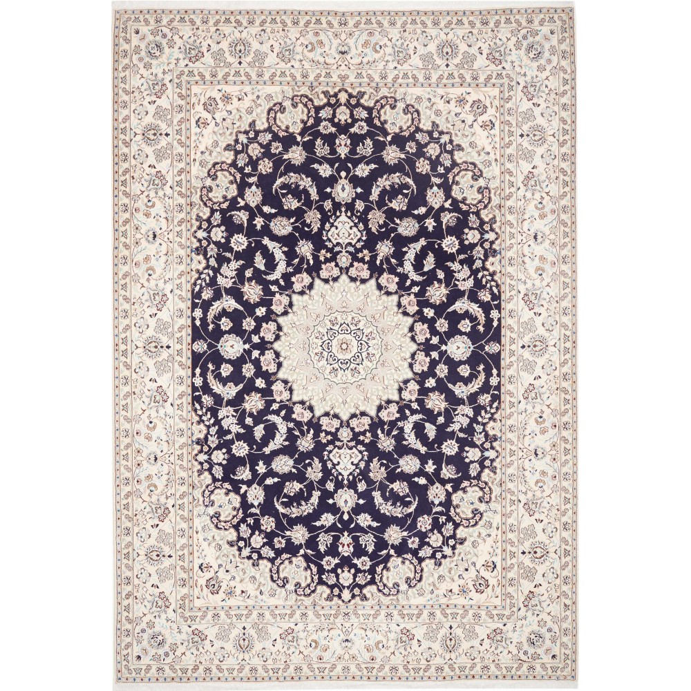 Tappeto Nain 9La Persia bianco grigio 248x357