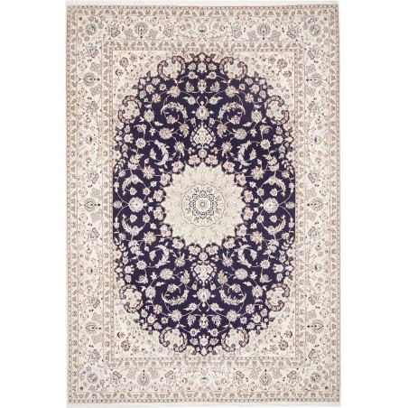 Tappeto Nain 9La Persia bianco grigio 248x357