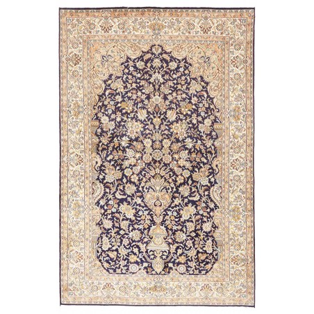 Tappeto Kashmir India giallo grigio 121x190