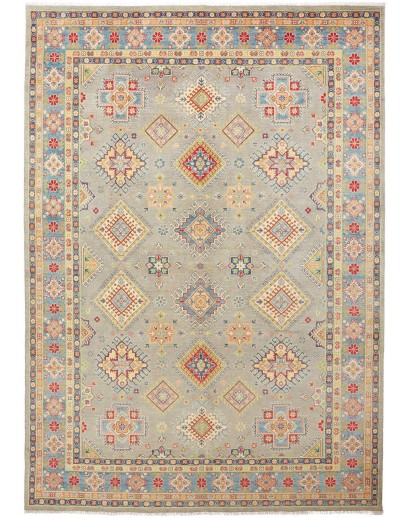 Tappeto Kazak Afghanistan marrone 243x350