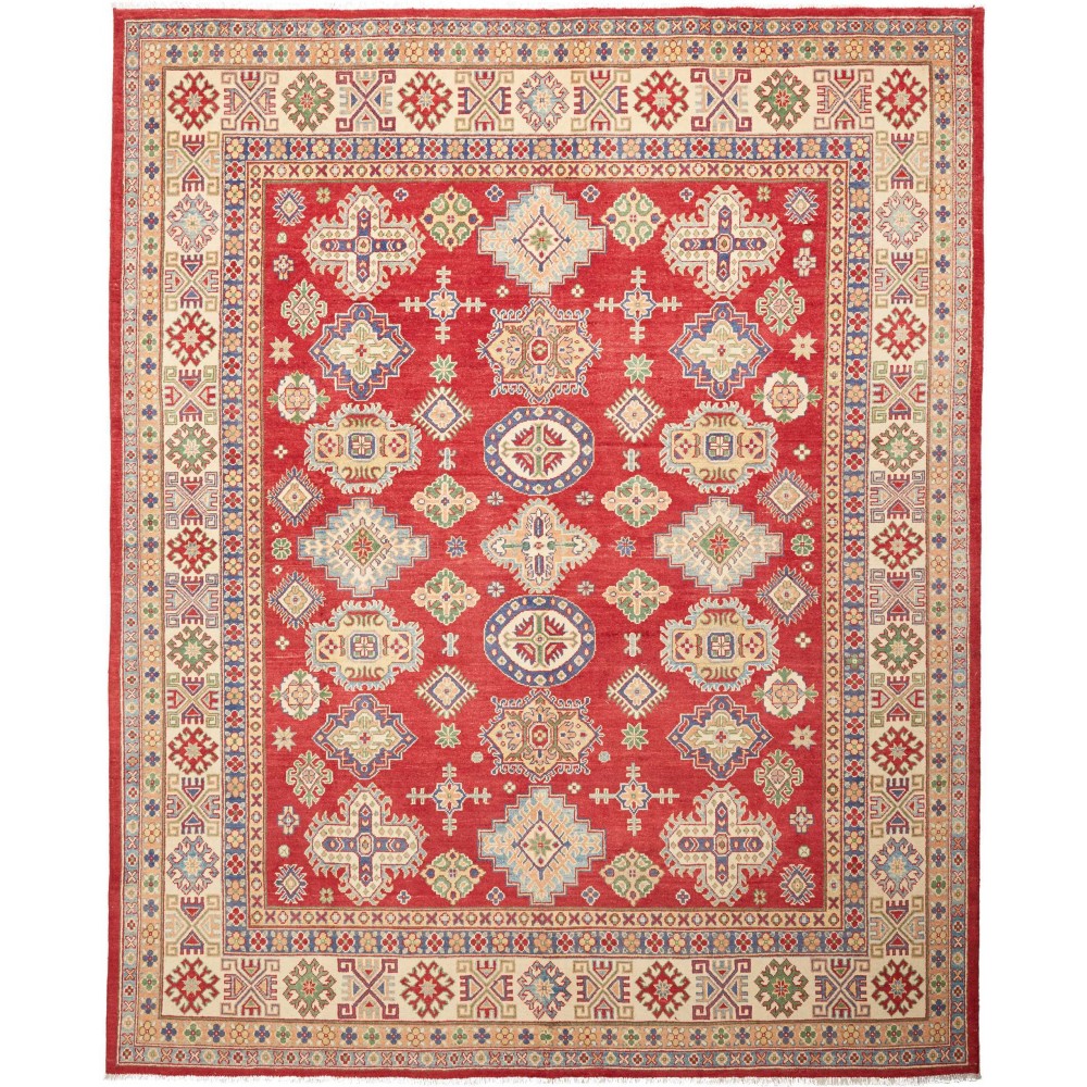 Tappeto Kazak Pakistan marrone 241x302 Tappeto Kazak Pakistan marrone 241x302
