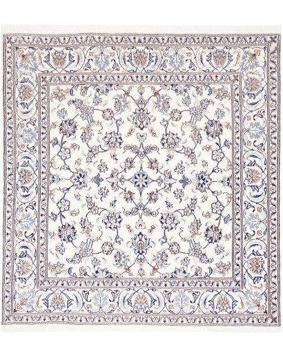 Tappeto Nain Kashmar Persia beige grigio 198x208
