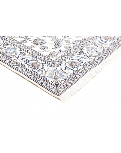 Tappeto Nain Kashmar Persia beige grigio 198x208