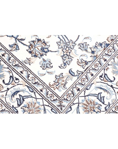 Tappeto Nain Kashmar Persia beige grigio 198x208