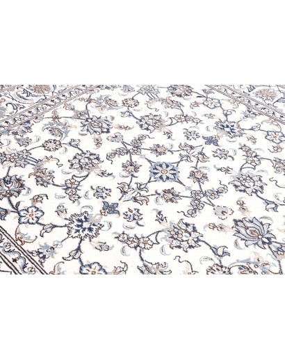 Tappeto Nain Kashmar Persia beige grigio 198x208