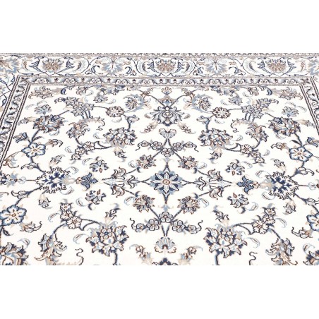 Tappeto Nain Kashmar Persia beige grigio 198x208