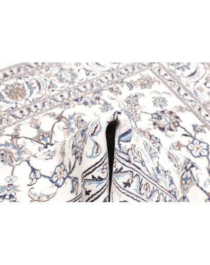 Tappeto Nain Kashmar Persia beige grigio 198x208