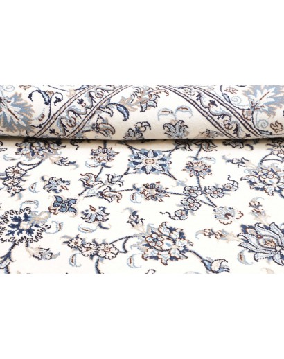 Tappeto Nain Kashmar Persia beige grigio 198x208