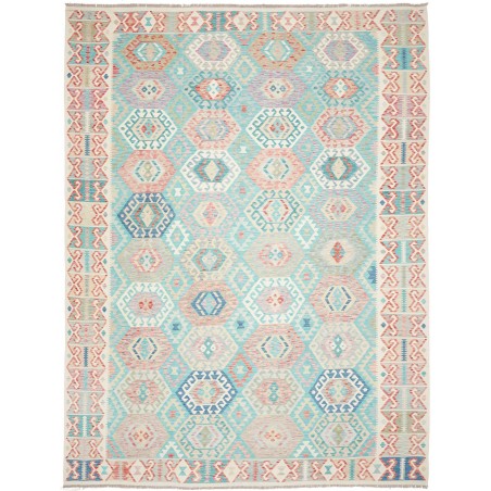 Tappeto Kilim Afghanistan bianco 303x398