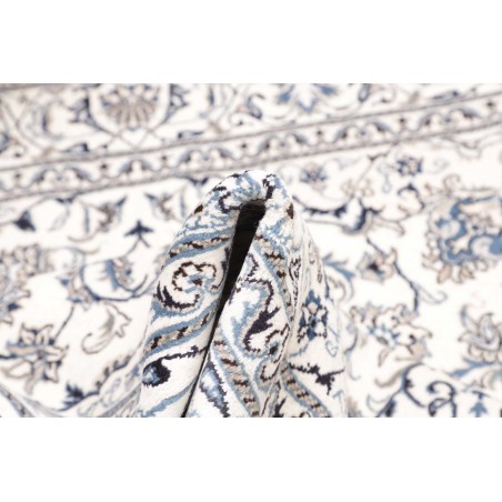 Tappeto Nain Kashmar Persia beige grigio 203x205