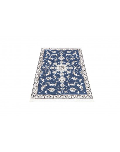 Tappeto Nain Kashmar Persia grigio bianco 92x138