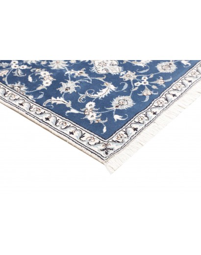 Tappeto Nain Kashmar Persia grigio bianco 92x138