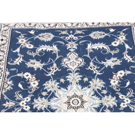 Tappeto Nain Kashmar Persia grigio bianco 92x138