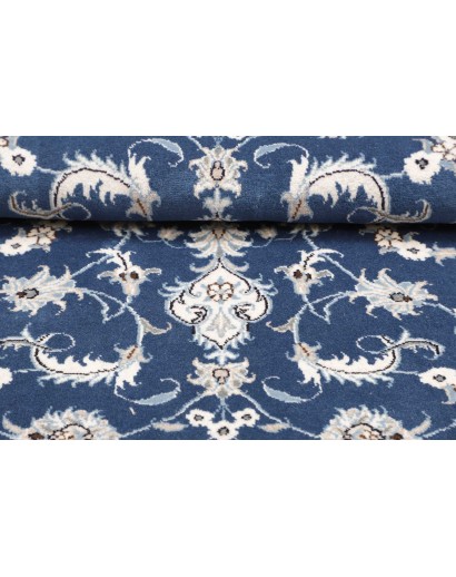 Tappeto Nain Kashmar Persia grigio bianco 92x138