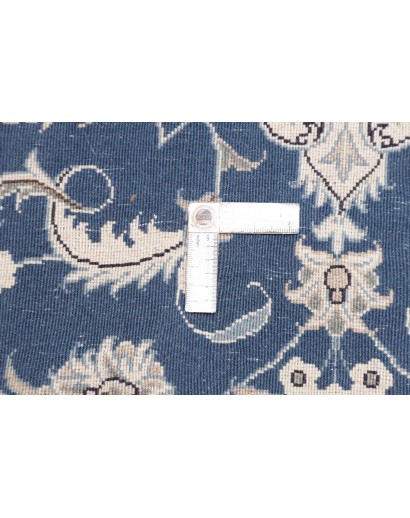 Tappeto Nain Kashmar Persia grigio bianco 92x138