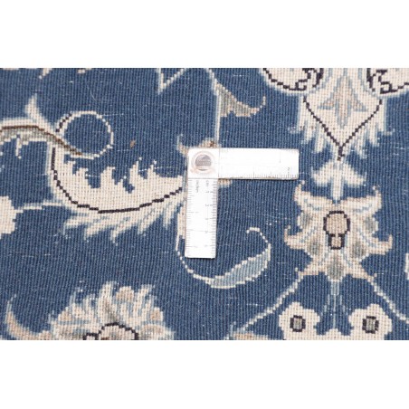 Tappeto Nain Kashmar Persia grigio bianco 92x138