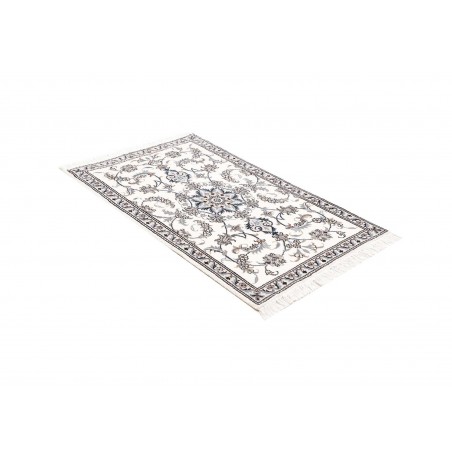 Tappeto Nain Kashmar Persia beige grigio 88x145