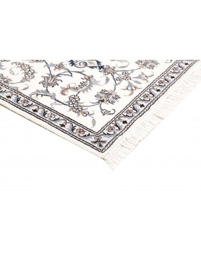 Tappeto Nain Kashmar Persia beige grigio 88x145