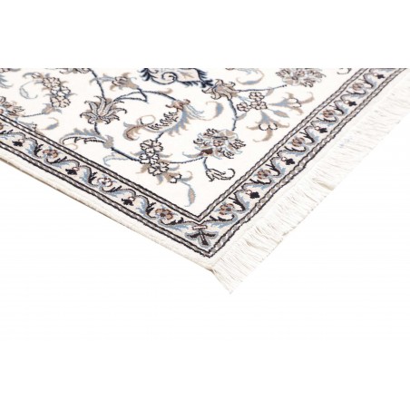 Tappeto Nain Kashmar Persia beige grigio 88x145