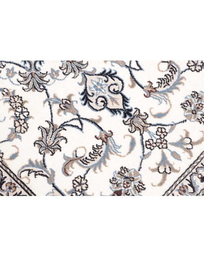 Tappeto Nain Kashmar Persia beige grigio 88x145