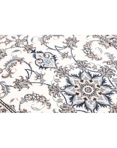 Tappeto Nain Kashmar Persia beige grigio 88x145