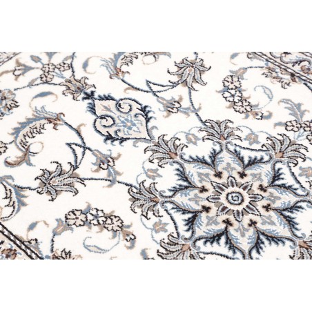 Tappeto Nain Kashmar Persia beige grigio 88x145