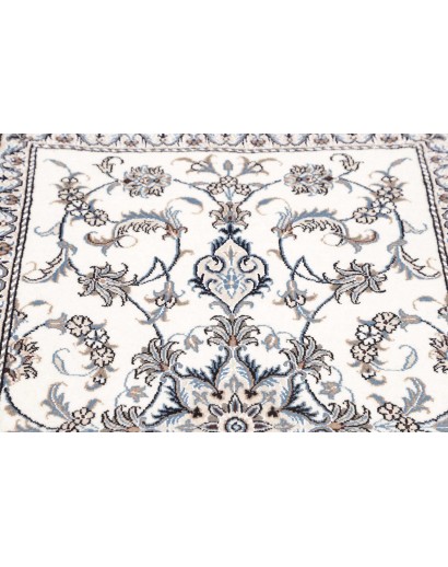 Tappeto Nain Kashmar Persia beige grigio 88x145